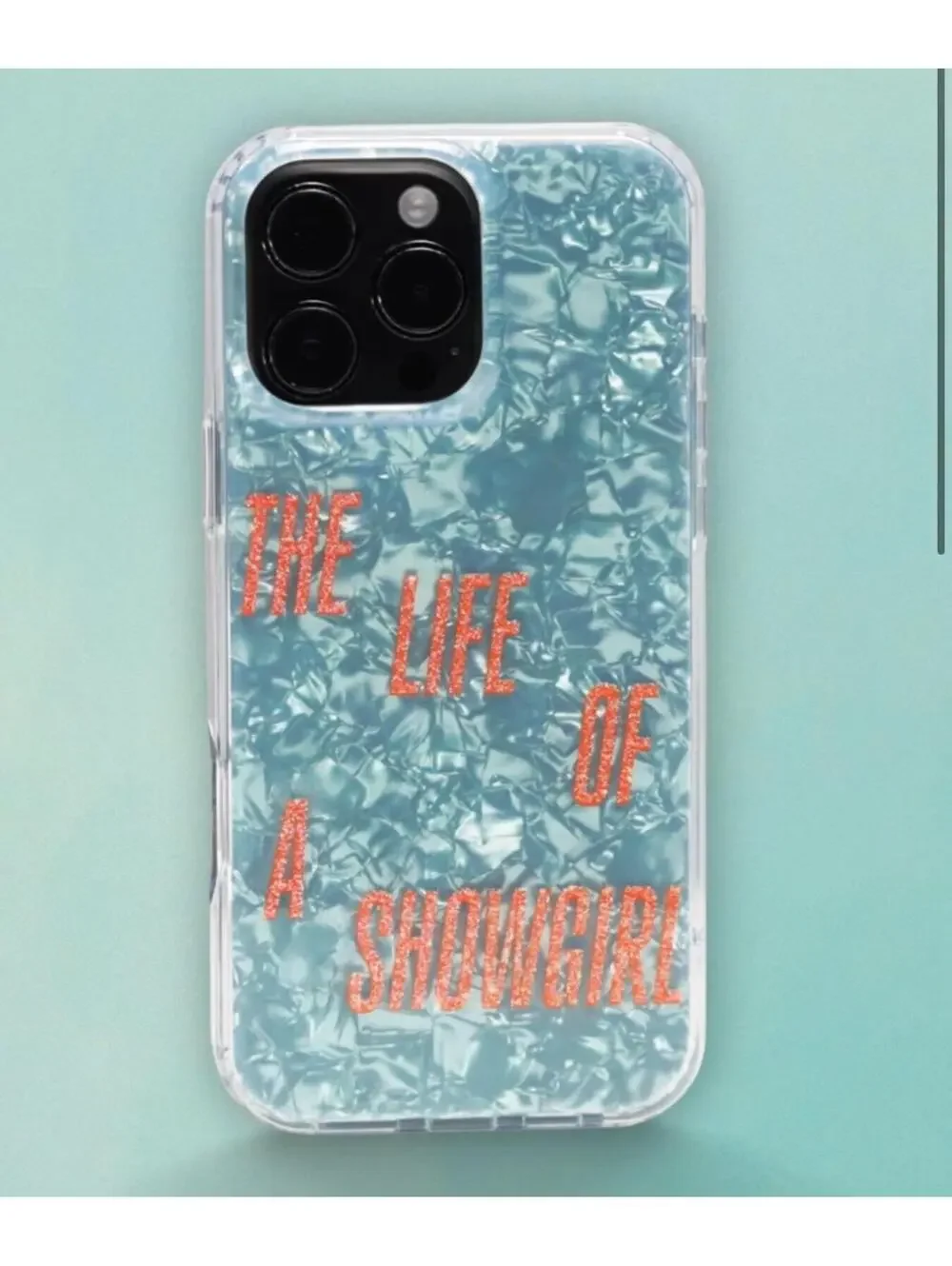 Taylor Swift official merch iphone 16 Life of a Showgirl phone case